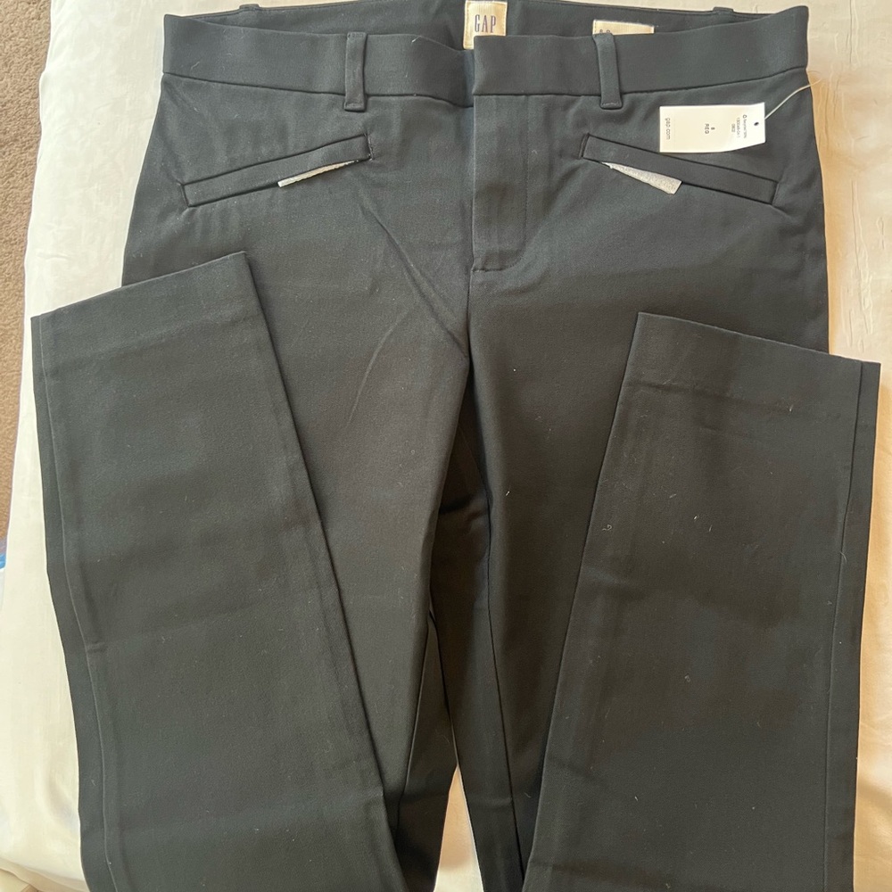 GAP Skinny Ankle Dress Pant 8 R Black